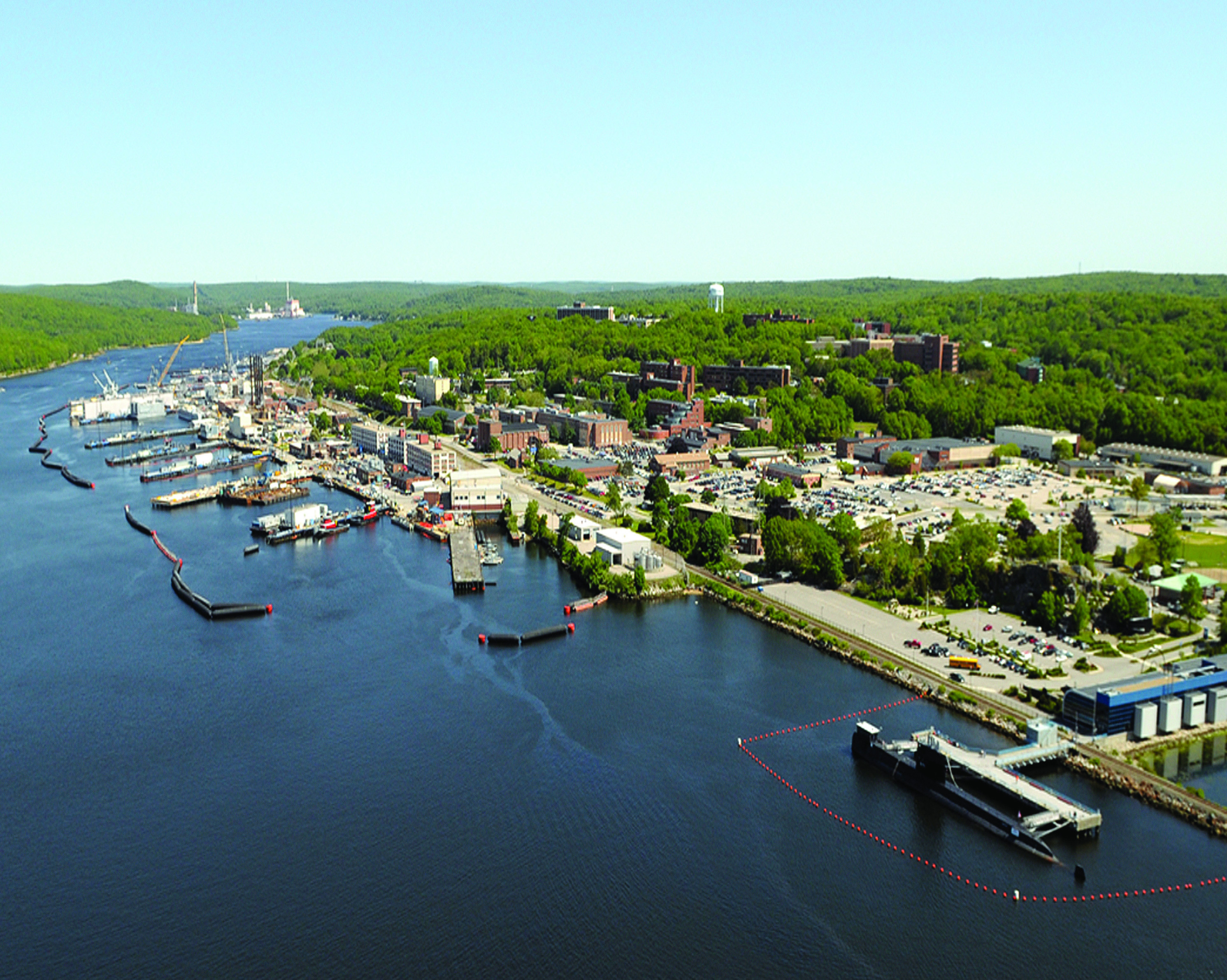 Naval Submarine Base New London article from The Military Engineer